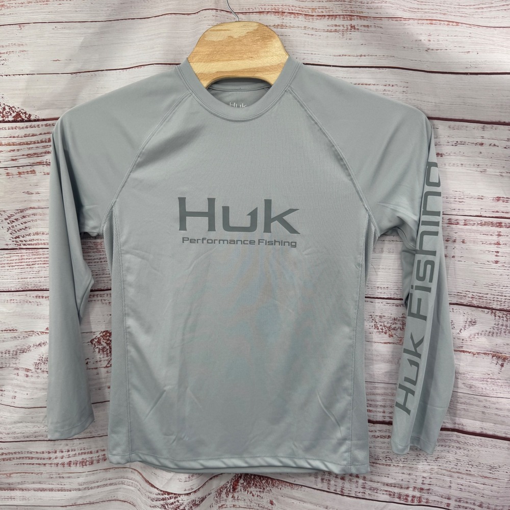 Huk Performance Shirt Mens Small‎ Fishing Long Sleeve Sun Protection Performance